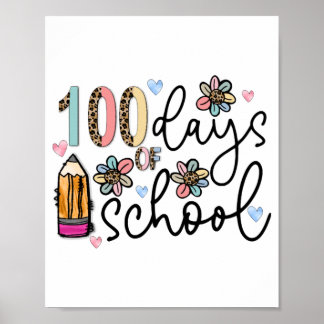Póster 100 días de sublimación escolar