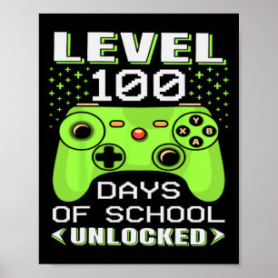 Póster 100 días del maestro de videojuegos
