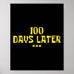 Póster 100 días después, 100° día de los niños maestros d