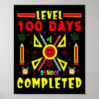 100 días escolares completados 100 días de gamina