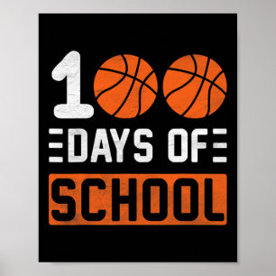 Póster 100 Días Escolares De Bysketbyll 100º Día Escolar