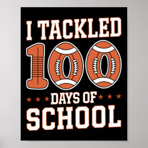 Póster 100 Días Escolares De Niños Y Niñas De 100t
