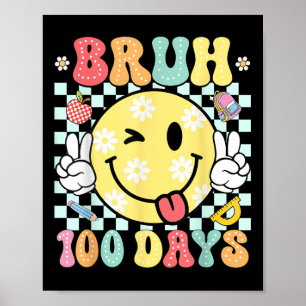 Póster 100 Días Escolares Sonrisas De 100 Días Escolares