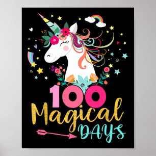 Póster 100 días mágicos de Chicas de Unicornio