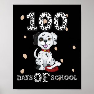 Póster 100 días más inteligente de la escuela Dabbing Dal
