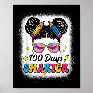 Póster 100 días más inteligente y desordenado Chica de bo