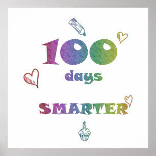 Póster 100 días más inteligentes