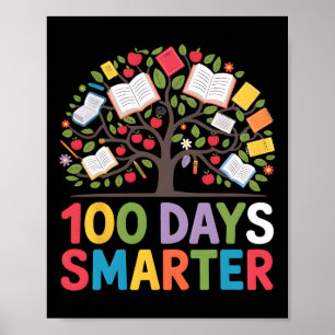 Póster 100 Días Más Inteligentes - Árbol Creativo E Inspi