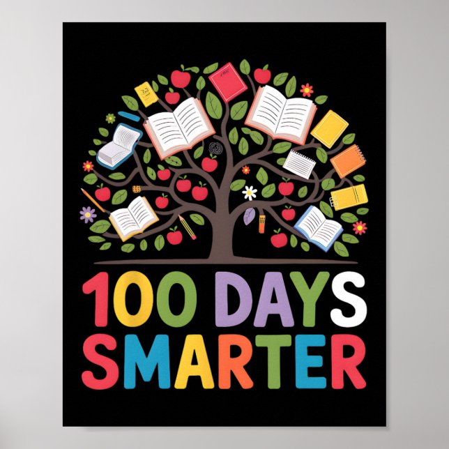 Póster 100 Días Más Inteligentes - Árbol Creativo E Inspi (Frente)