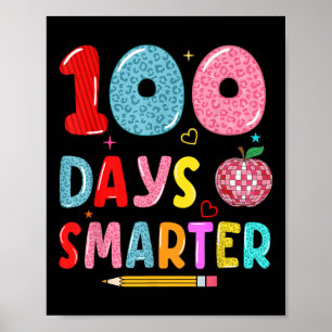Póster 100 días más inteligentes leopardo 100 días de Chi