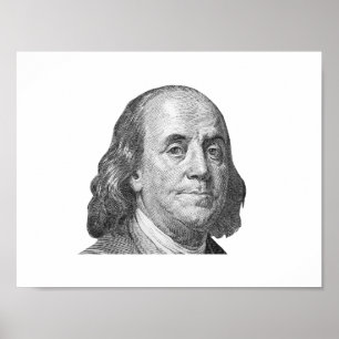 Póster 100 dólares, Benjamin Franklin