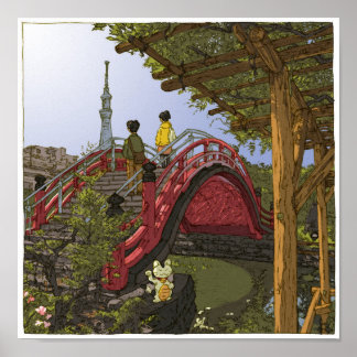 Póster 100:Kameido Tenjin/Kameido