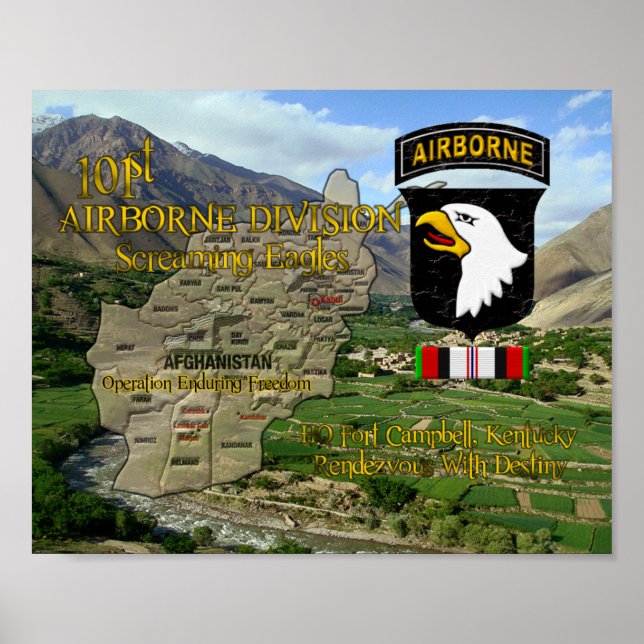 Póster 101ª División Aérea poster Veterano de la HAO (Frente)