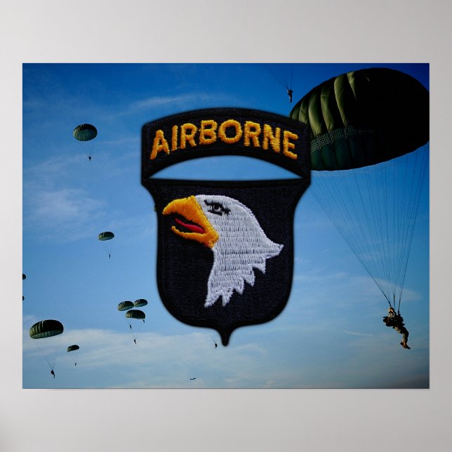 Póster 101ª Poster de Parches de la División Aérea (Frente)