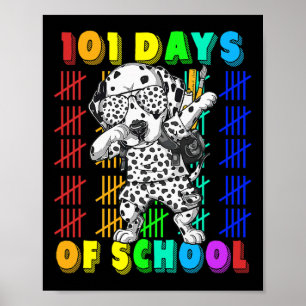 Póster 101 Días De Colegio Perro Dálmata 100 Días Más Int