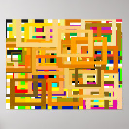 Póster 107 Bordes de color para personalizar