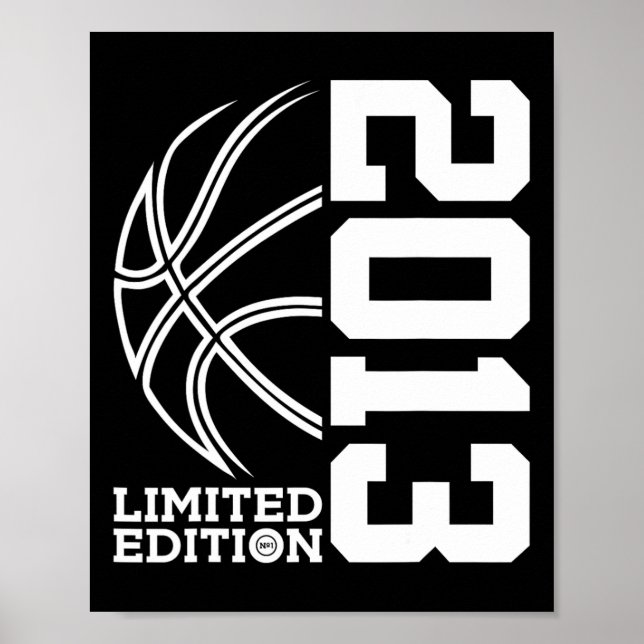 Póster 10.º Birthday Basketball Limited Edition 2013 2 (Frente)