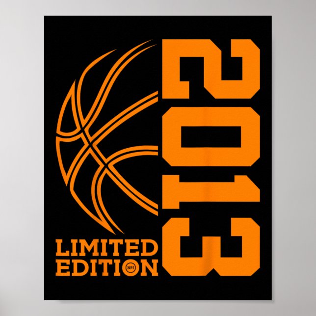 PÓSTER 10.º CUMPLEAÑOS BASKETBALL LIMITED EDITION 2013 (Frente)
