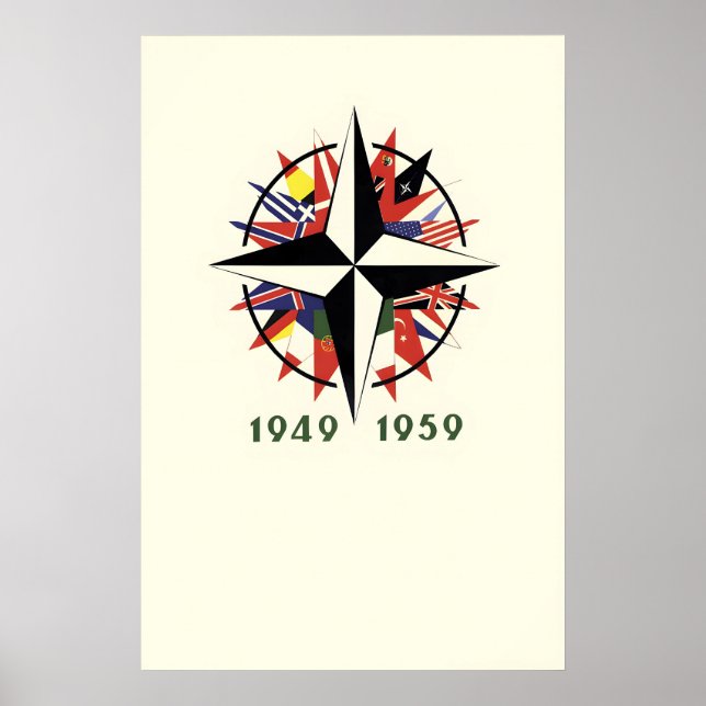 Póster 10 años OTAN 1949-1959 (Frente)