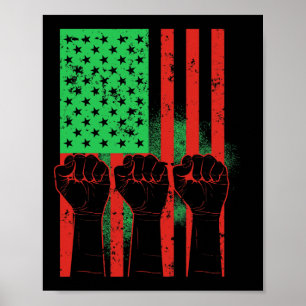 Póster 10 de junio: Orgullo de Bandera Negra Americana