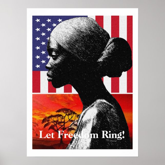 Póster 10 de junio Ritmo Urbano: Poster Afrocéntrico Gicl (Frente)