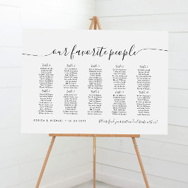 Póster 10 Mesas Modernas Nuestra Carta De Asientos Favori