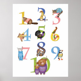 Póster 10 poster de animales escoceses