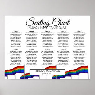 Póster 10 Tabla de asientos del Boda del Orgullo Gay
