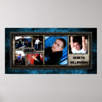 10"x20" 6 Ranura Collage Superior Montage Wrot Iro