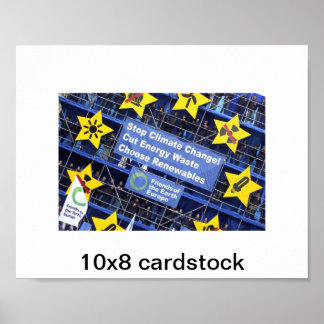 Póster 10x8 de cartón