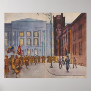 Póster 112.ª Ingeniería en la Armería de Cleveland - 1940