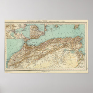 Póster 112 Morocco, Algeria, Tunisia