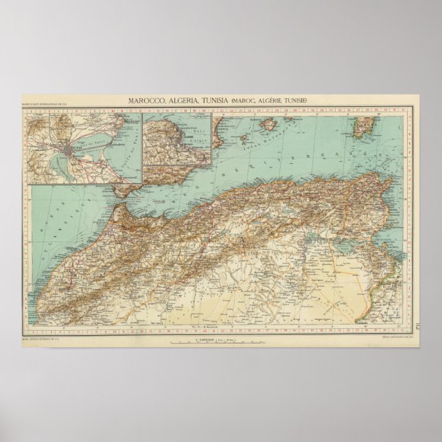 Póster 112 Morocco, Algeria, Tunisia (Frente)
