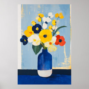 Póster 1131 Fuerza Y Calma De Un Minimalismo Floral - Hol