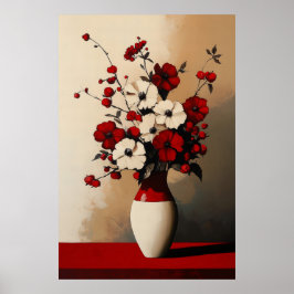 Póster 1132 Fuerza Y Calma De Un Minimalismo Floral - Hol