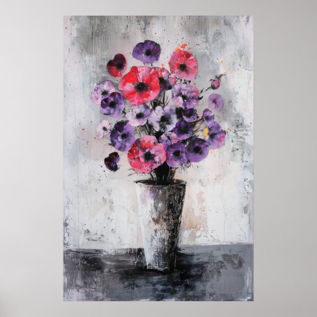 Póster 1136 Fuerza Y Calma De Un Minimalismo Floral - Hol (Frente)