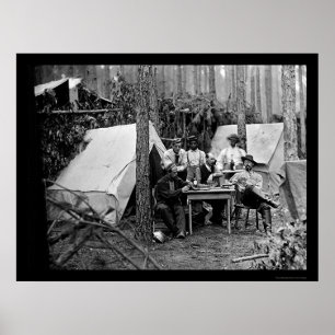 Póster 114ª Tarjeta de Jugador de Infantería 1864