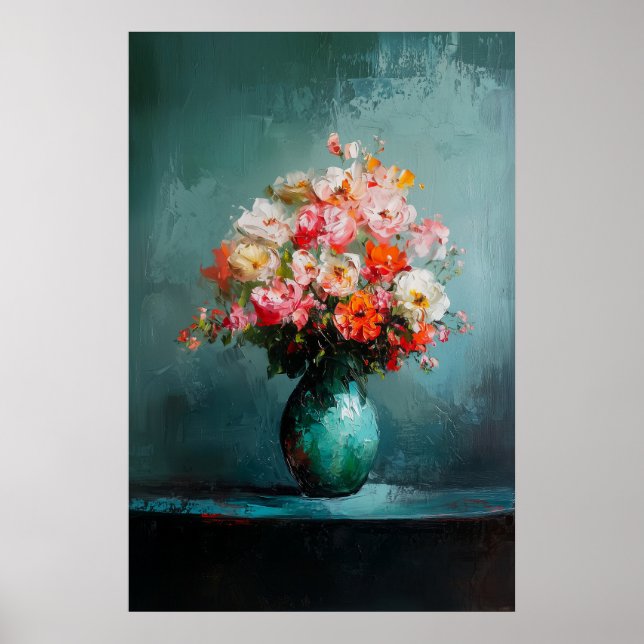 Póster 1140 Fuerza Y Calma De Un Minimalismo Floral - Hol (Frente)