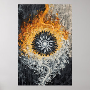 Póster 1147 Fuego Y Agua