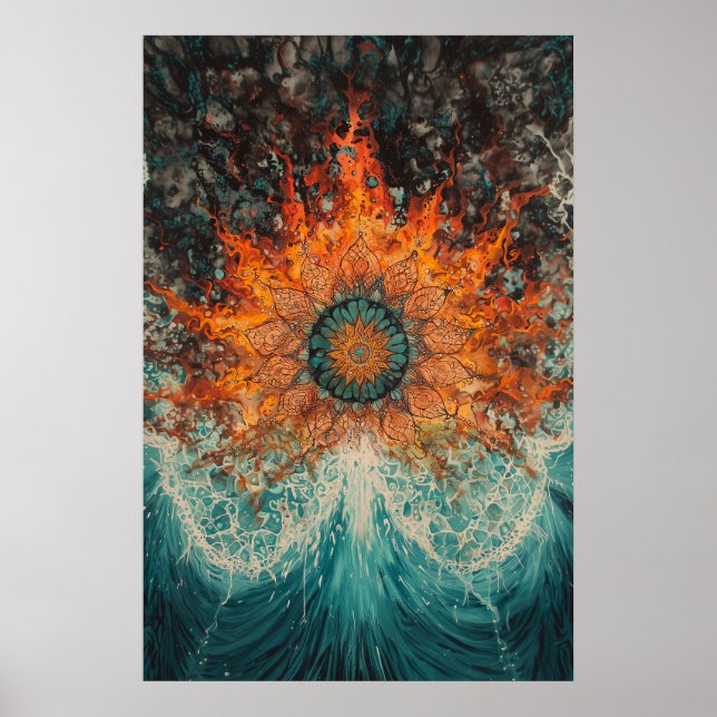 Póster 1151 Fuego Y Agua (Frente)