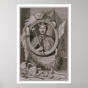 Póster 1157-99) reyes de Richard I "Coeur de Lion" (de