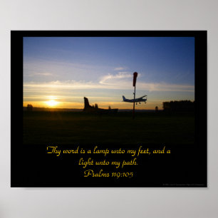 Póster 119:105 de los salmos