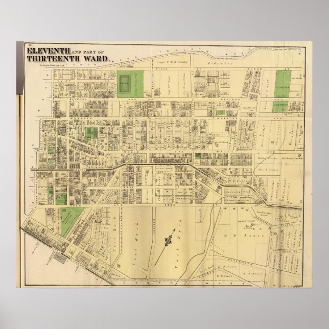 Póster 11, 13 de Pittsburgh, Pennsyvania (Frente)