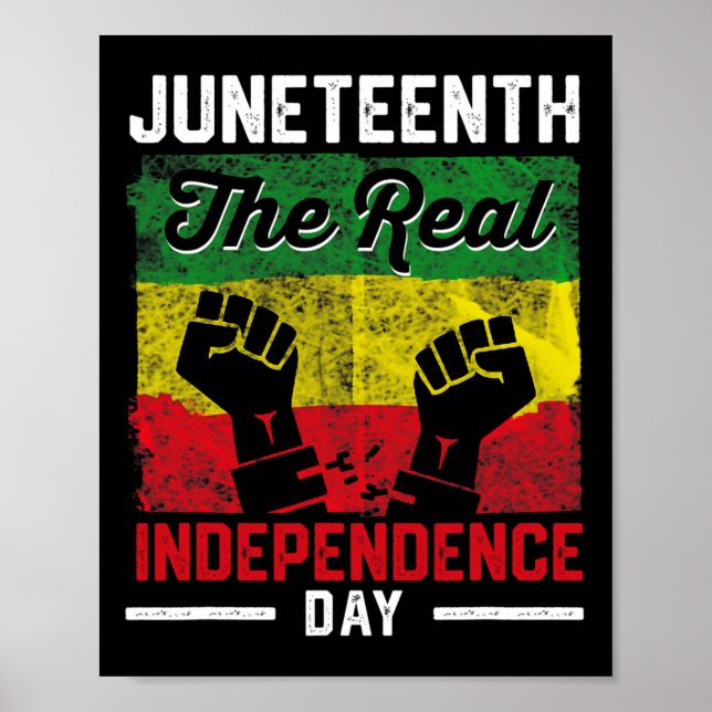 Póster 11 de junio Día de la Libertad de la Independencia (Frente)