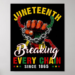Póster 11 De Junio Rompiendo Todas Las Cadenas Desde 1865