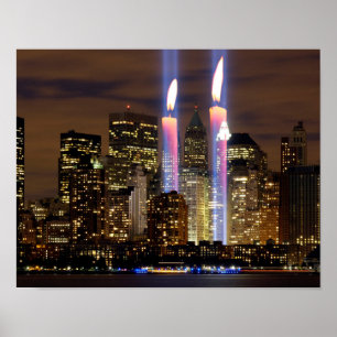 Póster "11 de septiembre" "Nueva York"