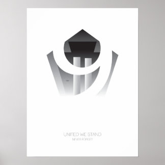 Póster 11 de septiembre nunca olvidaremos al Poster