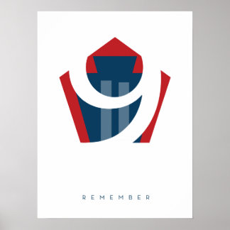 Póster 11 de septiembre Poster de recordar