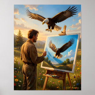 Póster 11 X 14 Descargable El Artista Águila