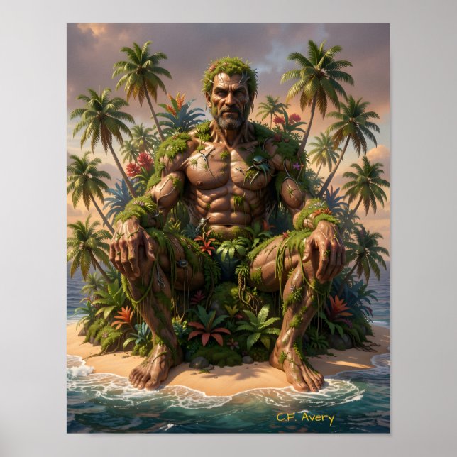 Póster 11 X 14 Downloadable Man 'The Unyielding'  (Frente)